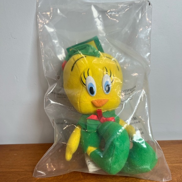 Vintage Looney Tunes x McDonald's Tweety Bird Plush 1992 NEW Packaged - Picture 1 of 6